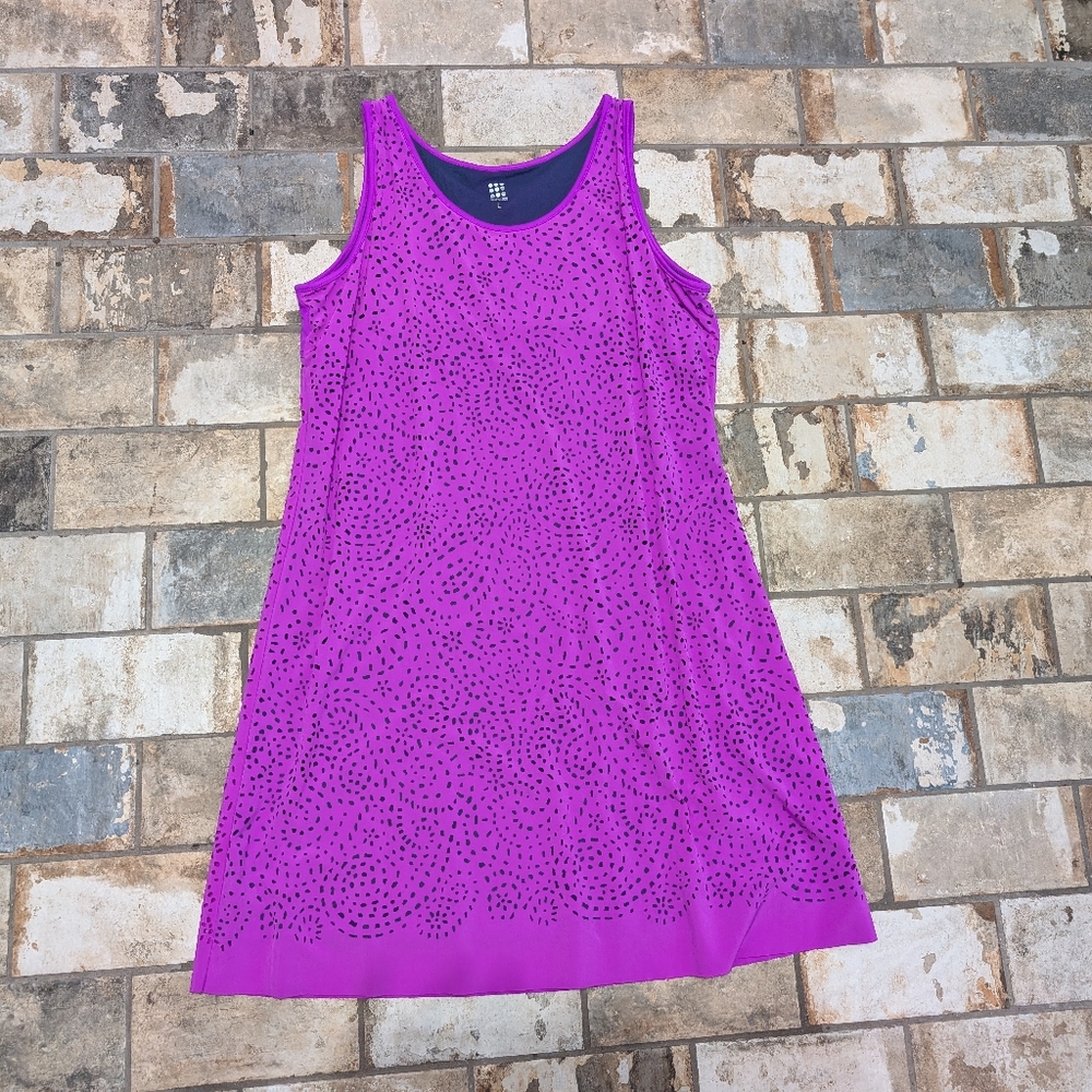 Title Nine Dress Women’s Large Sleeveless Magenta Purple Sporty Casual Travel